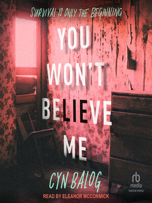 cover image of You Won't Believe Me